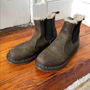 Leonore Faux Fur Lined Chelsea Boots